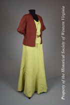 1950s three piece suit dress