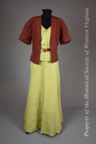 1950s three piece suit dress