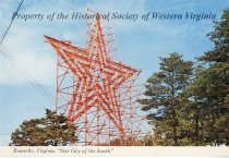 Postcard of the Mill Mountain Star