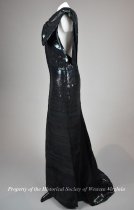 1950s metallic gown
