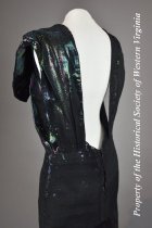 1950s metallic gown