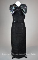1950s metallic gown