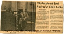 Old-Fashioned Bank Revived in FNEB Lobby