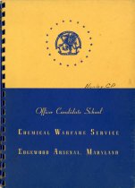 Chemical Warfare Service Officer Candidate School Yearbook