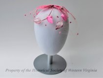 Pink Net Fascinator