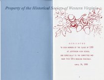 Jefferson High School 1938 50th Anniversary reunion program