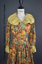 Fall floral long sleeve dress