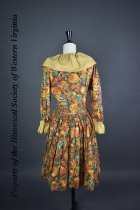 Fall floral long sleeve dress