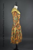 Fall floral long sleeve dress