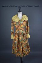 Fall floral long sleeve dress