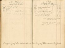 Account Book of Gustavus Sedon