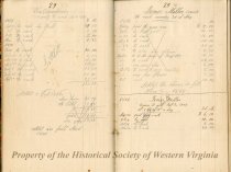 Account Book of Gustavus Sedon