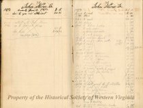 Account Book of Gustavus Sedon