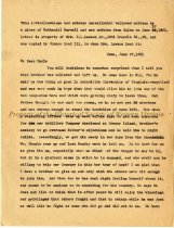 Letter by niece of Nathanial Burnwell