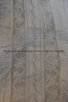 Gored cotton and lace petticoat