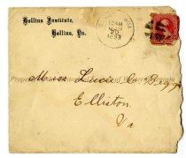 1893 Postmarked Envelope to Miss Lucy