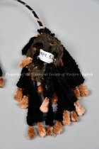 Bonnet and Victorian Tassled Headpiece