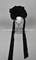 Bonnet and Victorian Tassled Headpiece