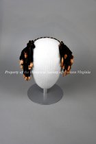 Bonnet and Victorian Tassled Headpiece