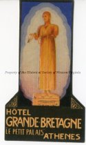 Hotel Grande-Bretagne Luggage Label