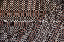 "Rose in the Wilderness" Overshot Coverlet