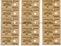 Lakeside Park Admission Tickets