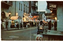 Postcard of Bourbon Street