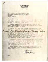 Letter from Dr. R. Earle Glendy to the Roanboke Life Saving Crew, 1948