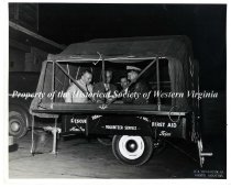 Roanoke Life Saving Crew in a Houston TX Life Saving Crew Wagon