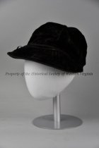 Women's Black Velvet Sunhat