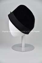 Black fur felt hat