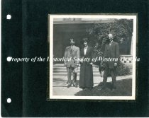 Scrapbook page of Gale / Harding families