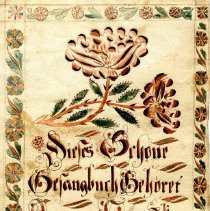 Anna Hunsicker bookplate, 1835