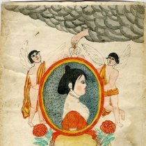 Watercolor silhouette, dated 1821