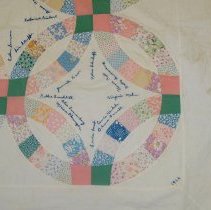 Noah K. & Muriel Taylor Mack's wedding quilt, 1936