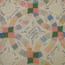 Noah K. & Muriel Taylor Mack's wedding quilt, 1936