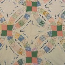 Noah K. & Muriel Taylor Mack's wedding quilt, 1936