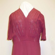 Margaret Kulp Reinford wedding dress, 1940