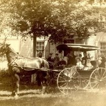 Lizzie M. Meyers and friends, ca. 1892