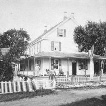 Abraham G. & Amelia Nice Ruth home, New Britain Township, ca. 1900