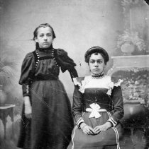 Martha Clemens Clemmer (right) and unidentified friend