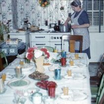 Clara Gross Bishop in the kitchen