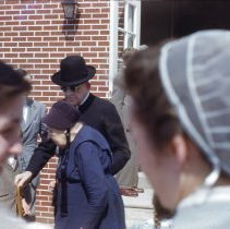 Enos and Mary Overholt Wismer at Earl Bishop's wedding