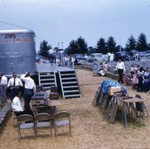 Brunk tent meetings at Christopher Dock High School, 1953