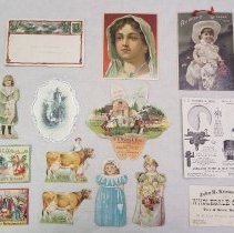 Advertising cards collected at the Lederach General Store, Lederachsville, PA