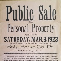 Enos S. & Sarah Gehman family papers, 1869-1924