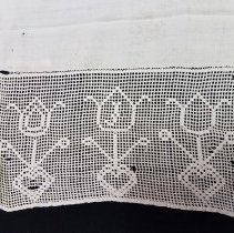 Decorated hand towel, 1843