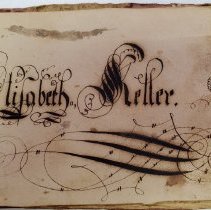 Elizabeth Keller's manuscript tunebook, circa 1825