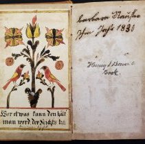 Book: Nützliche und erbauliche Anrede an die Jugend, 1829, with fraktur bookplate