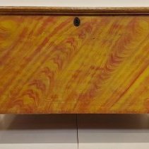 Blanket chest from Bally area, early 19th cen